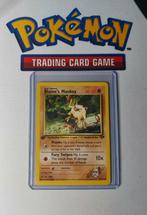 1st Edition Blaine's Mankey, Gym Challenge Set 1999-2000, Ophalen of Verzenden, Zo goed als nieuw, Losse kaart