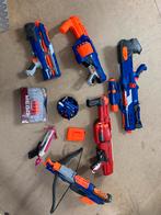 6 nerf pistolen met pijlen, Ophalen, Zo goed als nieuw