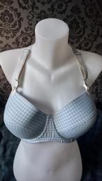 Marlies Dekkers Gloria BH 90D - Lichtblauw Ruit, Marlies Dekkers, Ophalen of Verzenden, Zo goed als nieuw, Blauw