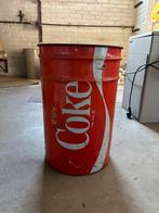 Coca cola metalen ton vintage, Verzamelen, Overige typen, Gebruikt, Ophalen of Verzenden