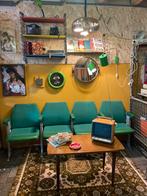 Gave vintage/ industriële groene bioscoop stoelen/ stoelen, Huis en Inrichting, Stoelen, Ophalen, Overige kleuren, ?, Zo goed als nieuw