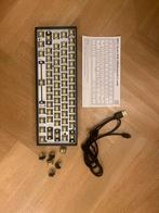 GK61 Mechanisch Toetsenbord - Gateron Yellow, Computers en Software, Toetsenborden, Gaming toetsenbord, Ophalen of Verzenden, Zo goed als nieuw