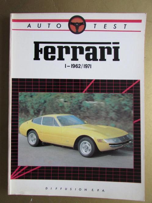 1983 Boek: AUTO TEST FERRARI 1962-1971, FRANSE TAAL., Boeken, Auto's | Boeken, Zo goed als nieuw, Ferrari, Ophalen of Verzenden