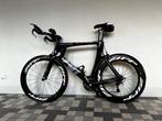Cervélo P2 Triathlonfiets + Zipp Wheels + Thule Koffer, Minder dan 10 versnellingen, Gebruikt, Carbon, Heren