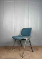 8 stapelbare vintage industriele Wesifa design stoelen, Gebruikt, Wesifa, Blauw, Vintage