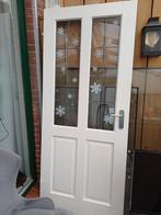 Mooie Woonkamerdeur met Glas, Doe-het-zelf en Verbouw, Deuren en Horren, Gebruikt, 80 tot 100 cm, Binnendeur, Ophalen of Verzenden