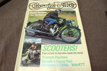 Classic Bike oktober 1988 Rudge Ulster TWN Velo KTT Vespa beschikbaar voor biedingen