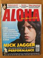 Aloha muziekblad nr. 6 met o.a. Mick Jagger, Alice Cooper, Boeken, Ophalen, Gelezen, Artiest