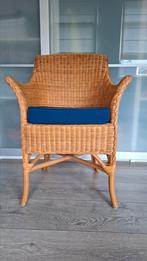 Mooie,  grenen rotan stoel, Ophalen, Gebruikt, Bruin, Eén