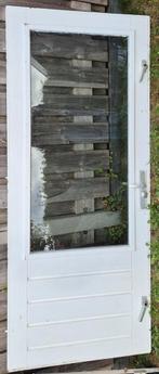 Buitendeur Dubbel Glas - 0.87 x 2.10m, Ophalen, Gebruikt, 200 tot 215 cm, Glas