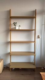 Open kast wandkast hout shelves closet, Ophalen, 25 tot 50 cm, Minder dan 150 cm
