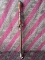 Mooie oude spuit uit Engeland van koper en hout 70 cm., Antiek en Kunst, Ophalen of Verzenden