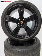 Originele Porsche Cayenne Coupe 22 inch velgen zomerbanden, Gebruikt, 285 mm, Banden en Velgen, Overige maten