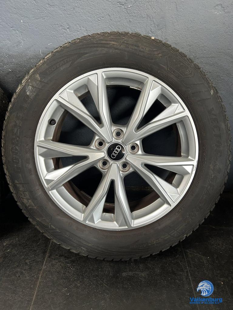 6.5mm! Originele Audi Q3 F3 83A 18 inch velgen 5x112 AllSeas, 18 inch, Gebruikt, -, -