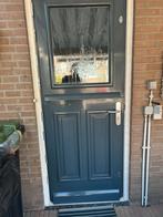Boerendeur hardhout 56 dik, Gebruikt, 80 tot 100 cm, Ophalen of Verzenden, Buitendeur