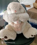 Grote knuffelkonijn met baby, Ophalen of Verzenden, Zo goed als nieuw, Konijn