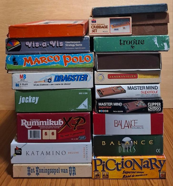 Pakket oa. Rummikub XP Marco Polo Robijnspel Trogue Dragster, Hobby en Vrije tijd, Gezelschapsspellen | Bordspellen, Gebruikt