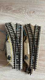 Marklin 3 wissels links electrisch, Hobby en Vrije tijd, Modeltreinen | H0, Wisselstroom, Gebruikt, Rails, Ophalen of Verzenden