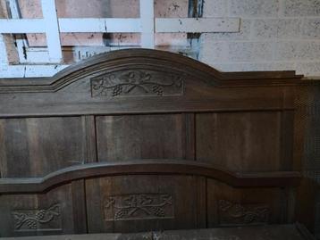 vintage bed eiken beschikbaar voor biedingen