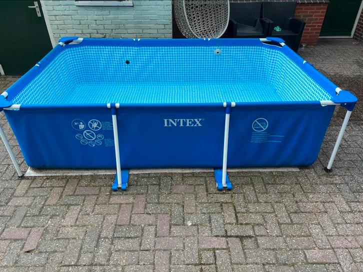 Intex zwembad, Tuin en Terras, Zwembaden, Zo goed als nieuw, Minder dan 80 cm, 200 tot 400 cm, 200 tot 300 cm, Rechthoekig, Ophalen of Verzenden