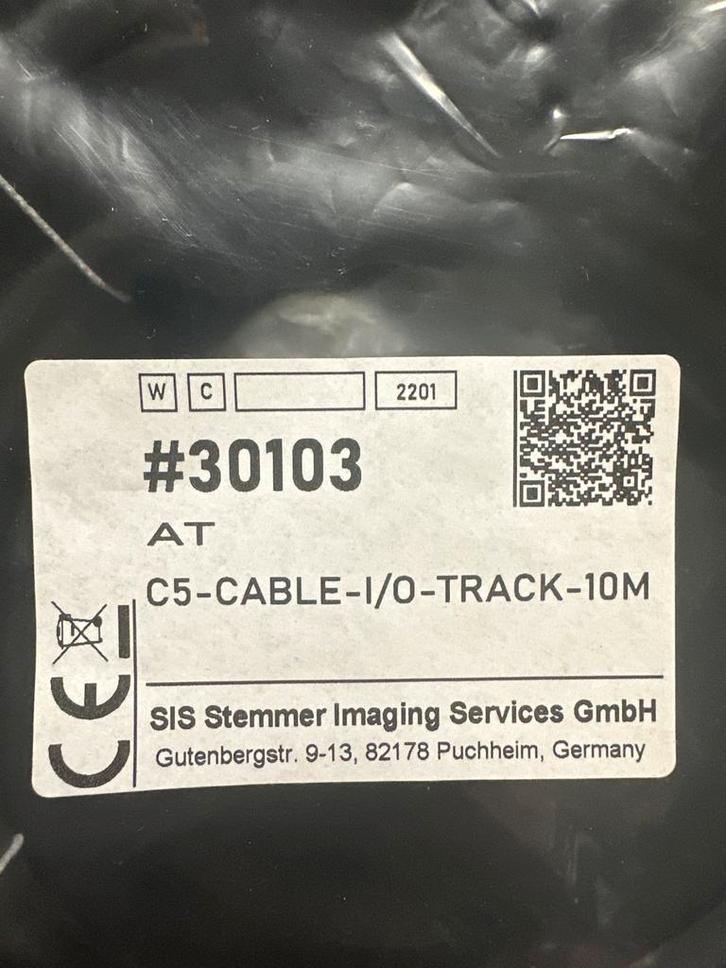 SIS Stemmer Imaging C5-CABLE-I/O-TRACK-10M Kabel, Computers en Software, Pc- en Netwerkkabels, Nieuw, Ophalen of Verzenden