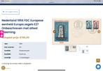 Eerste dag enveloppe 1956 voor Europese Eenheid Zeldzaam, Ophalen of Verzenden, Onbeschreven, Nederland