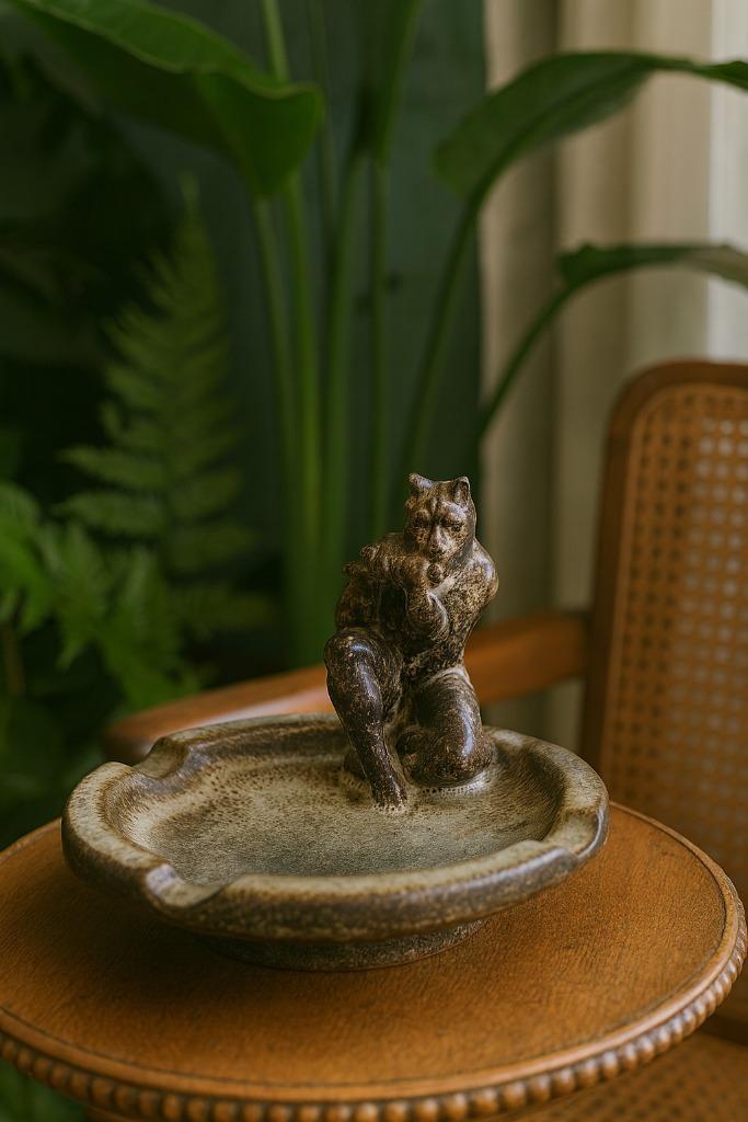 Vintage Asbak, Verzamelen, Rookartikelen, Aanstekers en Luciferdoosjes, Zo goed als nieuw, Asbak, Ophalen of Verzenden