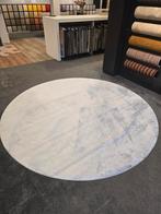 Luxe rond karpet JABO, Huis en Inrichting, Stoffering | Tapijten en Kleden, Rond, 200 cm of meer, Grijs, Ophalen