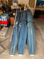 3 Horecaparasols Affligem 3x3 mtr met voet, Tuin en Terras, Partytenten, Ophalen, Gebruikt, Minder dan 5 meter, Overige typen