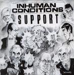 inhuman conditions / support - hardcore/punk + insert, Cd's en Dvd's, Vinyl Singles, Gebruikt, Verzenden, 7 inch, Single
