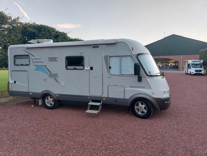 Hymer B614 Automaat XXL Garage & Hefbed, Caravans en Kamperen, Campers, Particulier, tot en met 4, Integraal, Hymer, Fiat, Diesel