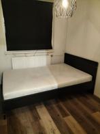 Tweepersoons bedframe - Zwart, Huis en Inrichting, Slaapkamer | Bedden, Ophalen, Gebruikt, Tweepersoons, 140 cm