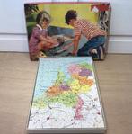 Vintage puzzel, Nederland, provincie puzzeld, jaren 60, Gebruikt, Ophalen of Verzenden