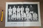 Oude voetbal reclame elftal  MONTY MAMMOET Go Ahead 1965, Verzamelen, Sportartikelen en Voetbal, Ophalen of Verzenden