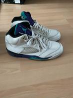 Nike Air Jordan 5 Grape, Ophalen of Verzenden, Gedragen, Wit, Sneakers of Gympen