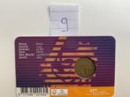 Nederland 1 cent 1943 in coincard, Postzegels en Munten, Ophalen of Verzenden, Koningin Wilhelmina, 1 cent