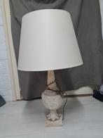 Vintage Albasten lamp met mooie kap, Ophalen, Minder dan 50 cm