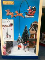 Ronddraaiende kerstman in arres slee, Diversen, Kerst, Ophalen of Verzenden, Zo goed als nieuw