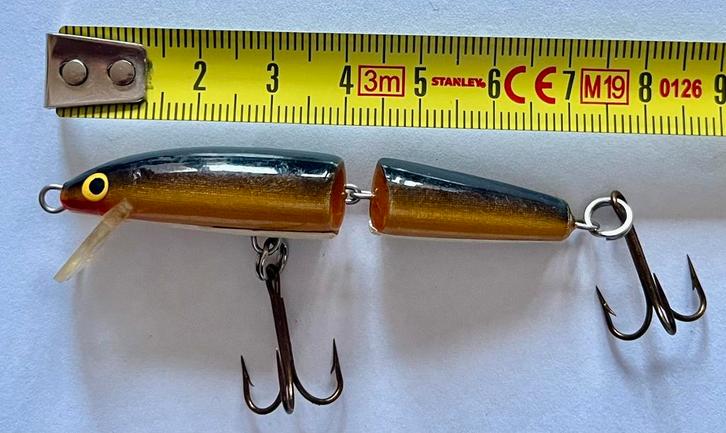 Rapala Jointed J7 Ireland 4Gr zie de Foto’s Lees de Adv, Watersport en Boten, Hengelsport | Roofvissen, Gebruikt, Ophalen of Verzenden