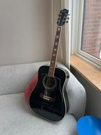 Kiso Suzuki WJ-200D Zwart - Vintage Gitaar, Ophalen, Zo goed als nieuw, Western- of Steelstringgitaar