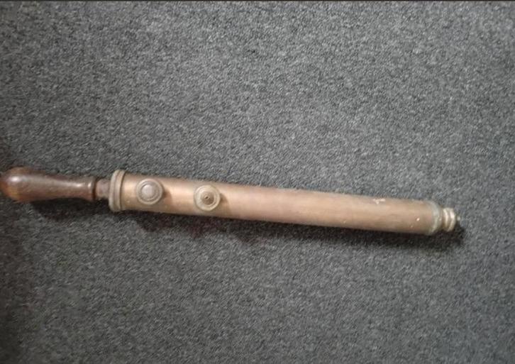 Antieke flitspuit, Antiek en Kunst, Antiek | Gereedschap en Instrumenten, Ophalen of Verzenden