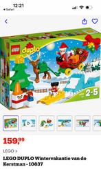 4 Lego Duplo Sets: Kerst, Jungle, Frozen, Bouwplaats, Ophalen of Verzenden, Gebruikt, Complete set, Duplo