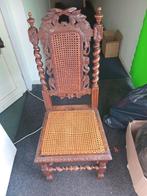 Antieke stoel met houtsnijwerk, Antiek en Kunst, Antiek | Meubels | Stoelen en Banken, Ophalen