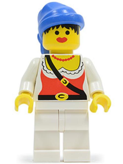 Lego Pirates Pirates I Minifig Vrouwlijke Piraat PI056, Kinderen en Baby's, Speelgoed | Duplo en Lego, Zo goed als nieuw, Lego