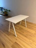 IKEA Witte bureau/tafel TROTTEN, Huis en Inrichting, Ophalen, Kunststof, 100 tot 150 cm, Tot twee personen