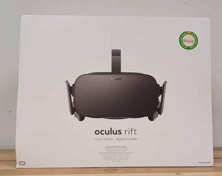 Oculus - Rift Virtual Reality, Spelcomputers en Games, Virtual Reality, Zo goed als nieuw, Overige platformen, Ophalen of Verzenden