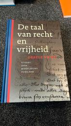 Oebele Vries - De taal van recht en vrijheid, Ophalen of Verzenden, Zo goed als nieuw, Oebele Vries, Europa