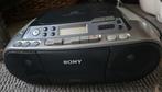 Sony CD/cassette en radio, Ophalen of Verzenden, Zo goed als nieuw, Overige typen