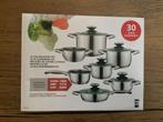 Hoge kwaliteit nieuw pannenset 12 delig, Nieuw, Pannenset, Ophalen of Verzenden, Rvs