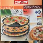 Zenker Pizzaset 4-delige bakplaat set, Huis en Inrichting, Nieuw, Ophalen of Verzenden